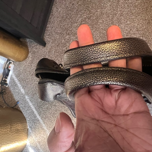 Coach Metallic Leather Rhyder Large Satchel - Picture 6 of 14